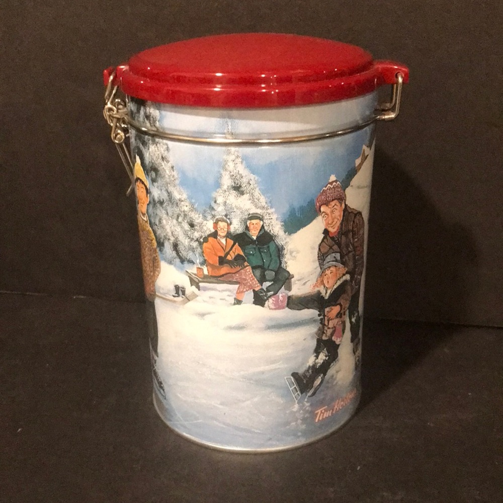 Tim Hortons “Skating Pond” Limited Edition Collector Series #003 Tin Canister